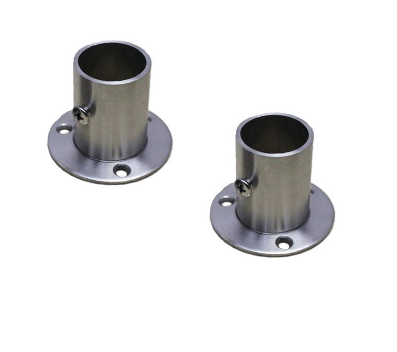 NELXULAS Stainless Steel Closet Rod Flange Holder for Pipe (AX1) - Image 1